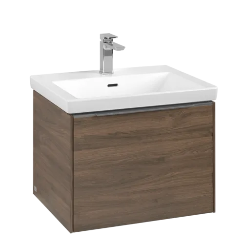 Bild von VILLEROY BOCH Subway 3.0 Waschbeckenunterschrank, mit Beleuchtung, 1 Auszug, 572 x 429 x 478 mm, Arizona Oak #C577L0VH