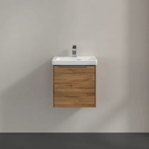Bild von VILLEROY BOCH Subway 3.0 Waschbeckenunterschrank, 1 Tür, 423 x 429 x 378 mm, Kansas Oak #C58100RH