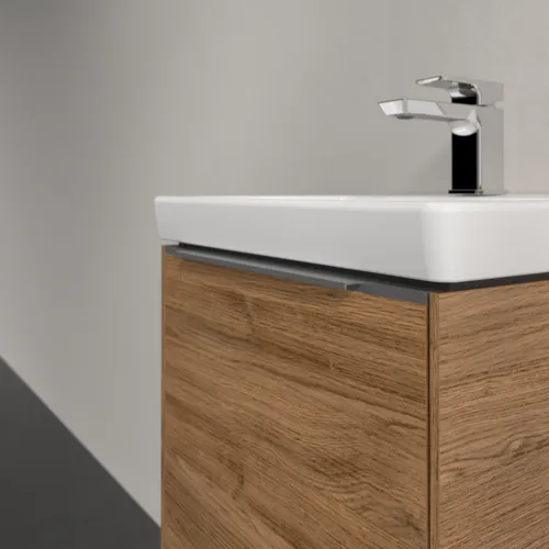 Bild von VILLEROY BOCH Subway 3.0 Waschbeckenunterschrank, 1 Tür, 423 x 429 x 378 mm, Kansas Oak #C58100RH
