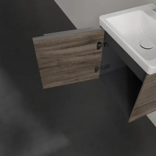 Bild von VILLEROY BOCH Subway 3.0 Waschbeckenunterschrank, 1 Tür, 423 x 429 x 378 mm, Stone Oak #C58100RK