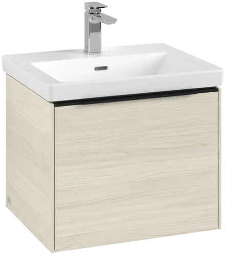 Bild von VILLEROY BOCH Subway 3.0 Waschbeckenunterschrank, mit Beleuchtung, 1 Auszug, 523 x 429 x 448 mm, White Oak #C579L1AA