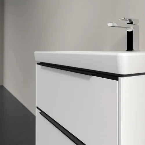 Bild von VILLEROY BOCH Subway 3.0 Waschbeckenunterschrank, 2 Auszüge, 572 x 576 x 478 mm, Brilliant White #C57801VE