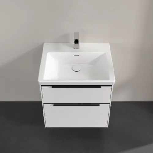 Bild von VILLEROY BOCH Subway 3.0 Waschbeckenunterschrank, 2 Auszüge, 572 x 576 x 478 mm, Brilliant White #C57801VE