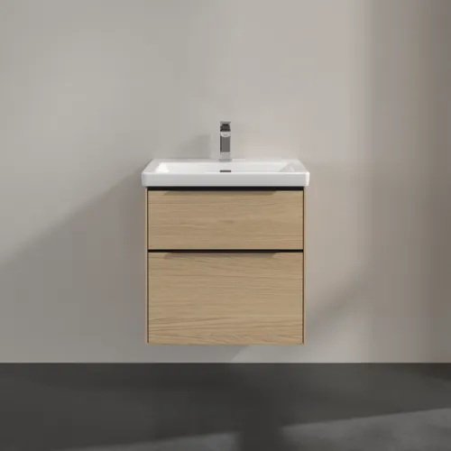 Bild von VILLEROY BOCH Subway 3.0 Waschbeckenunterschrank, 2 Auszüge, 572 x 576 x 478 mm, Nordic Oak #C57801VJ