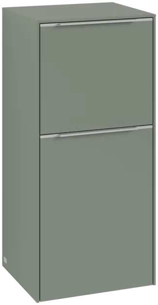 Bild von VILLEROY BOCH Subway 3.0 Seitenschrank, 1 Auszug, 1 Tür, 400 x 860 x 362 mm, Soft Green / Soft Green #C59400AF