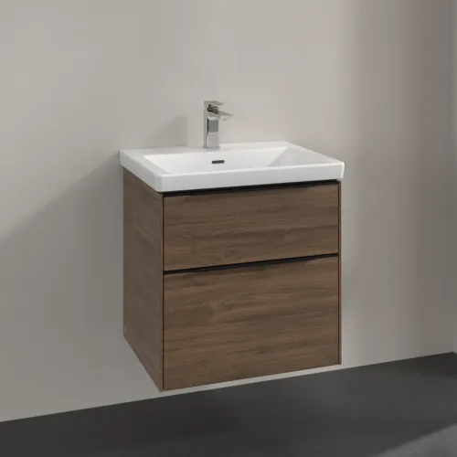 Bild von VILLEROY BOCH Subway 3.0 Waschbeckenunterschrank, 2 Auszüge, 572 x 576 x 478 mm, Arizona Oak #C57801VH