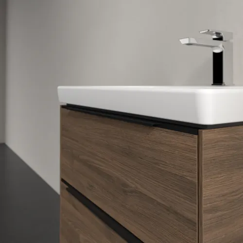 Bild von VILLEROY BOCH Subway 3.0 Waschbeckenunterschrank, 2 Auszüge, 572 x 576 x 478 mm, Arizona Oak #C57801VH