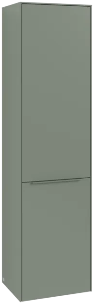 Bild von VILLEROY BOCH Subway 3.0 Hochschrank, 1 Tür, 1 Wäscheklappe, 450 x 1710 x 362 mm, Soft Green / Soft Green #C59302AF