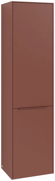 Bild von VILLEROY BOCH Subway 3.0 Hochschrank, 1 Tür, 1 Wäscheklappe, 450 x 1710 x 362 mm, Wine Red / Wine Red #C59302AH