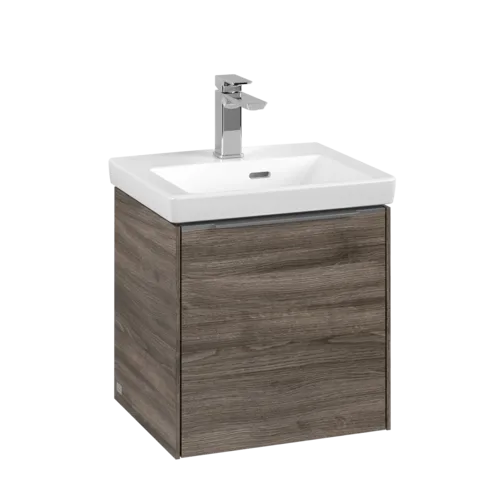 Bild von VILLEROY BOCH Subway 3.0 Waschbeckenunterschrank, 1 Tür, 423 x 429 x 378 mm, Stone Oak #C58200RK