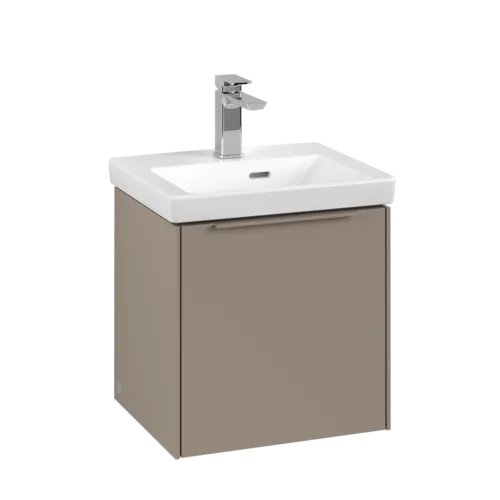 Bild von VILLEROY BOCH Subway 3.0 Waschbeckenunterschrank, 1 Tür, 423 x 429 x 378 mm, Taupe #C58202VM