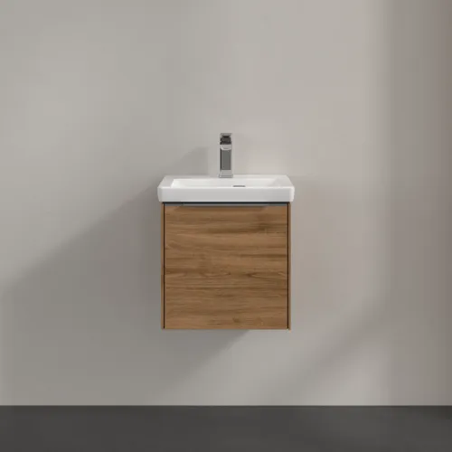 Bild von VILLEROY BOCH Subway 3.0 Waschbeckenunterschrank, 1 Tür, 423 x 429 x 378 mm, Kansas Oak #C58200RH