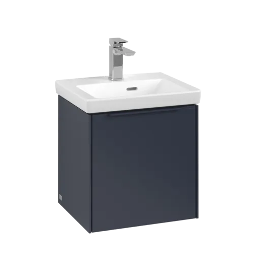 Bild von VILLEROY BOCH Subway 3.0 Waschbeckenunterschrank, 1 Tür, 423 x 429 x 378 mm, Marine Blue #C58202VQ