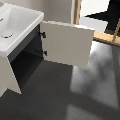 Obrázek VILLEROY BOCH Subway 3.0 Vanity unit, 1 dveře, 423 x 429 x 378 mm, Cashmere Grey #C58202VN