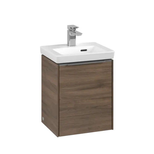 Bild von VILLEROY BOCH Subway 3.0 Waschbeckenunterschrank, 1 Tür, 351 x 429 x 309 mm, Arizona Oak #C58300VH