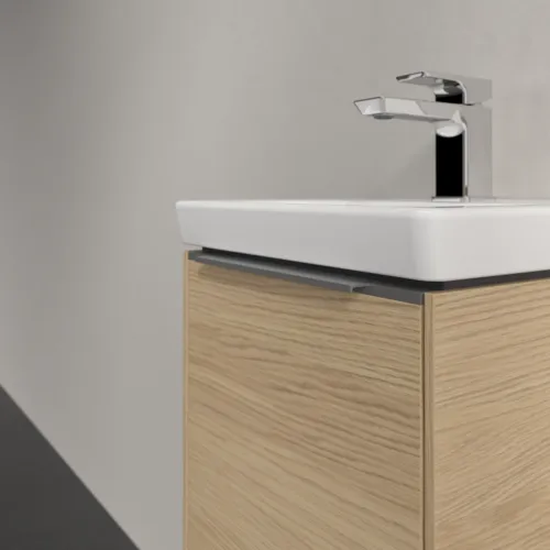 Bild von VILLEROY BOCH Subway 3.0 Waschbeckenunterschrank, 1 Tür, 351 x 429 x 309 mm, Nordic Oak #C58300VJ