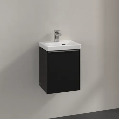 Obrázek VILLEROY BOCH Subway 3.0 Vanity unit, 1 dveře, 351 x 429 x 309 mm, Volcano Black #C58300VL