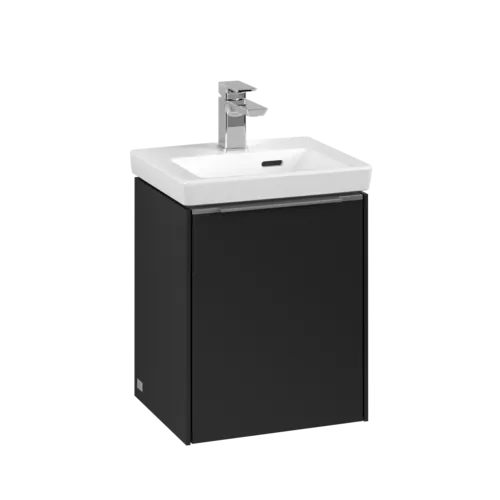 Bild von VILLEROY BOCH Subway 3.0 Waschbeckenunterschrank, 1 Tür, 351 x 429 x 309 mm, Volcano Black #C58300VL