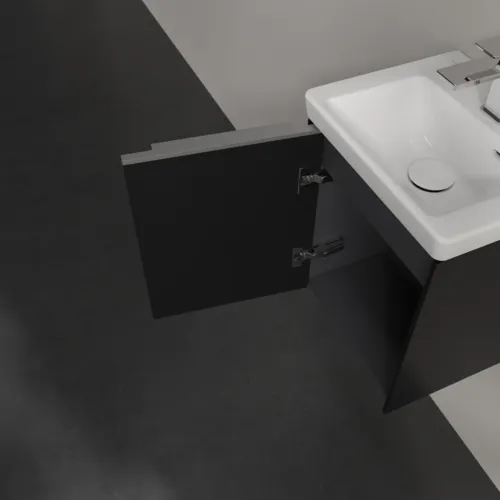 Obrázek VILLEROY BOCH Subway 3.0 Vanity unit, 1 dveře, 351 x 429 x 309 mm, Volcano Black #C58300VL