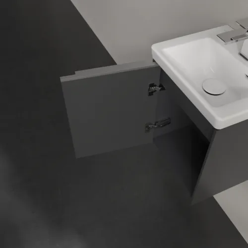 Bild von VILLEROY BOCH Subway 3.0 Waschbeckenunterschrank, 1 Tür, 351 x 429 x 309 mm, Graphite #C58300VR