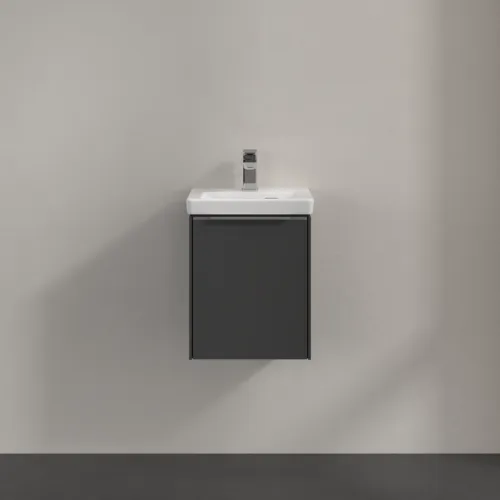 Bild von VILLEROY BOCH Subway 3.0 Waschbeckenunterschrank, 1 Tür, 351 x 429 x 309 mm, Graphite #C58300VR