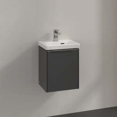 Bild von VILLEROY BOCH Subway 3.0 Waschbeckenunterschrank, 1 Tür, 351 x 429 x 309 mm, Graphite #C58300VR