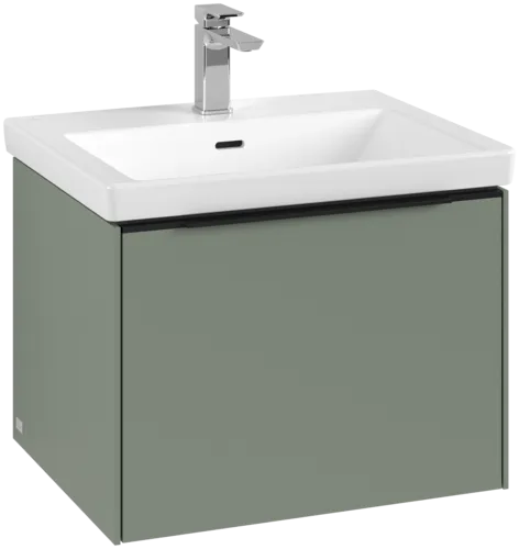 Bild von VILLEROY BOCH Subway 3.0 Waschbeckenunterschrank, mit Beleuchtung, 1 Auszug, 572 x 429 x 478 mm, Soft Green #C577L1AF