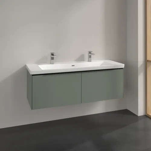 Bild von VILLEROY BOCH Subway 3.0 Waschbeckenunterschrank, 2 Auszüge, 1272 x 429 x 478 mm, Soft Green #C60101AF