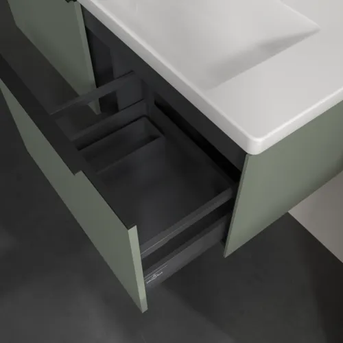 Bild von VILLEROY BOCH Subway 3.0 Waschbeckenunterschrank, 2 Auszüge, 1272 x 429 x 478 mm, Soft Green #C60101AF
