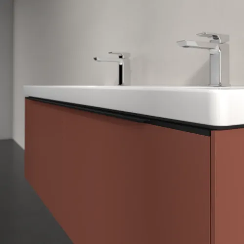 Bild von VILLEROY BOCH Subway 3.0 Waschbeckenunterschrank, 2 Auszüge, 1272 x 429 x 478 mm, Wine Red #C60101AH