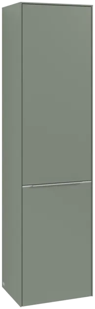 Bild von VILLEROY BOCH Subway 3.0 Hochschrank, 1 Tür, 1 Wäscheklappe, 450 x 1710 x 362 mm, Soft Green / Soft Green #C59300AF