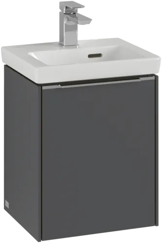 Bild von VILLEROY BOCH Subway 3.0 Waschbeckenunterschrank, 1 Tür, 351 x 429 x 309 mm, Graphite #C58302VR