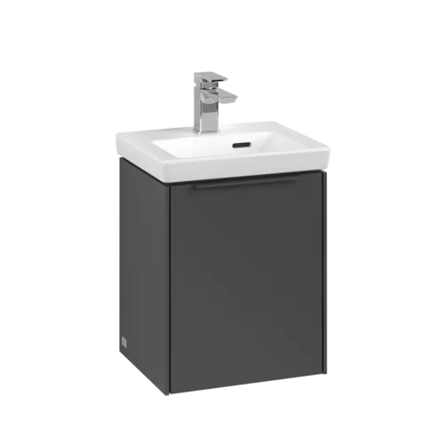 Bild von VILLEROY BOCH Subway 3.0 Waschbeckenunterschrank, 1 Tür, 351 x 429 x 309 mm, Graphite #C58302VR