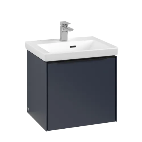 Bild von VILLEROY BOCH Subway 3.0 Waschbeckenunterschrank, mit Beleuchtung, 1 Auszug, 473 x 429 x 408 mm, Marine Blue #C580L1VQ