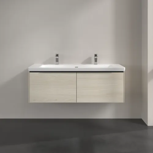 Bild von VILLEROY BOCH Subway 3.0 Waschbeckenunterschrank, 2 Auszüge, 1272 x 429 x 478 mm, White Oak #C60101AA