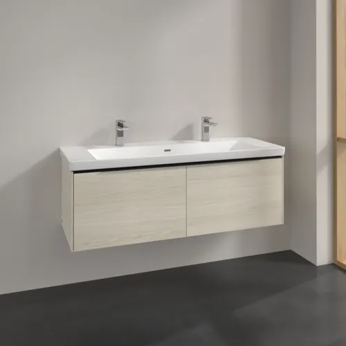 Bild von VILLEROY BOCH Subway 3.0 Waschbeckenunterschrank, 2 Auszüge, 1272 x 429 x 478 mm, White Oak #C60101AA