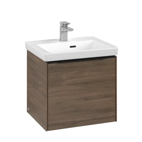 Bild von VILLEROY BOCH Subway 3.0 Waschbeckenunterschrank, mit Beleuchtung, 1 Auszug, 473 x 429 x 408 mm, Arizona Oak #C580L1VH