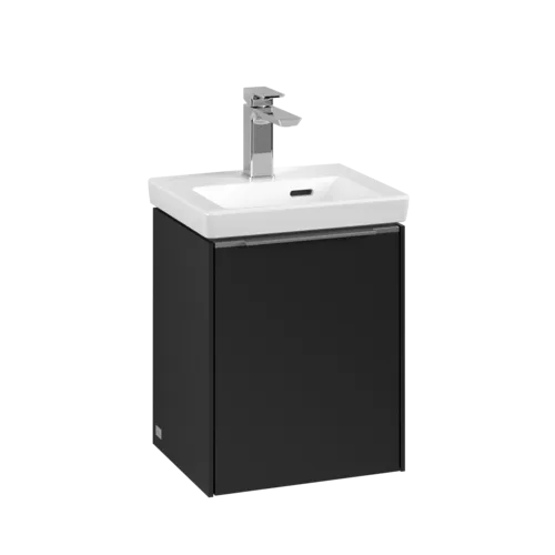 Bild von VILLEROY BOCH Subway 3.0 Waschbeckenunterschrank, 1 Tür, 351 x 429 x 309 mm, Volcano Black #C58400VL