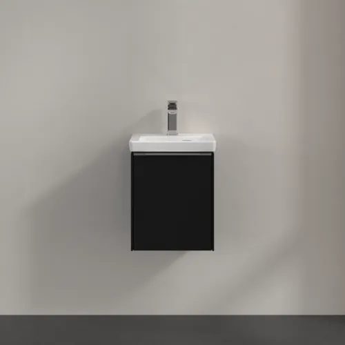 Bild von VILLEROY BOCH Subway 3.0 Waschbeckenunterschrank, 1 Tür, 351 x 429 x 309 mm, Volcano Black #C58400VL