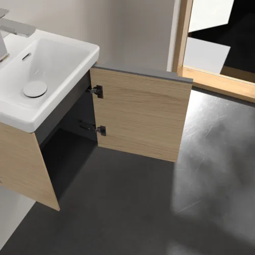 Bild von VILLEROY BOCH Subway 3.0 Waschbeckenunterschrank, 1 Tür, 351 x 429 x 309 mm, Nordic Oak #C58400VJ