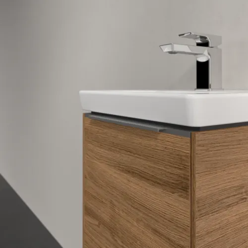 Bild von VILLEROY BOCH Subway 3.0 Waschbeckenunterschrank, 1 Tür, 351 x 429 x 309 mm, Kansas Oak #C58300RH