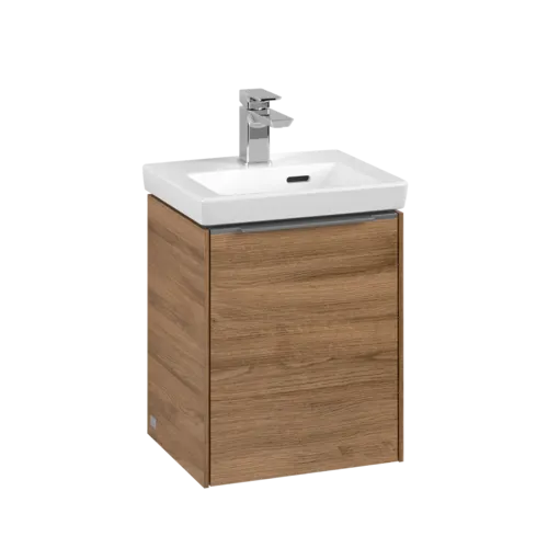 Bild von VILLEROY BOCH Subway 3.0 Waschbeckenunterschrank, 1 Tür, 351 x 429 x 309 mm, Kansas Oak #C58300RH