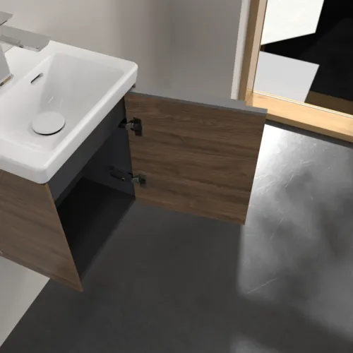 Bild von VILLEROY BOCH Subway 3.0 Waschbeckenunterschrank, 1 Tür, 351 x 429 x 309 mm, Arizona Oak #C58400VH