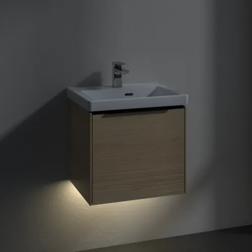 Bild von VILLEROY BOCH Subway 3.0 Waschbeckenunterschrank, mit Beleuchtung, 1 Auszug, 473 x 429 x 408 mm, Nordic Oak #C580L1VJ