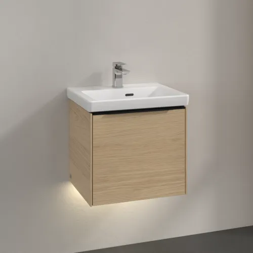 Bild von VILLEROY BOCH Subway 3.0 Waschbeckenunterschrank, mit Beleuchtung, 1 Auszug, 473 x 429 x 408 mm, Nordic Oak #C580L1VJ