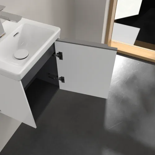 Bild von VILLEROY BOCH Subway 3.0 Waschbeckenunterschrank, 1 Tür, 351 x 429 x 309 mm, Brilliant White #C58400VE