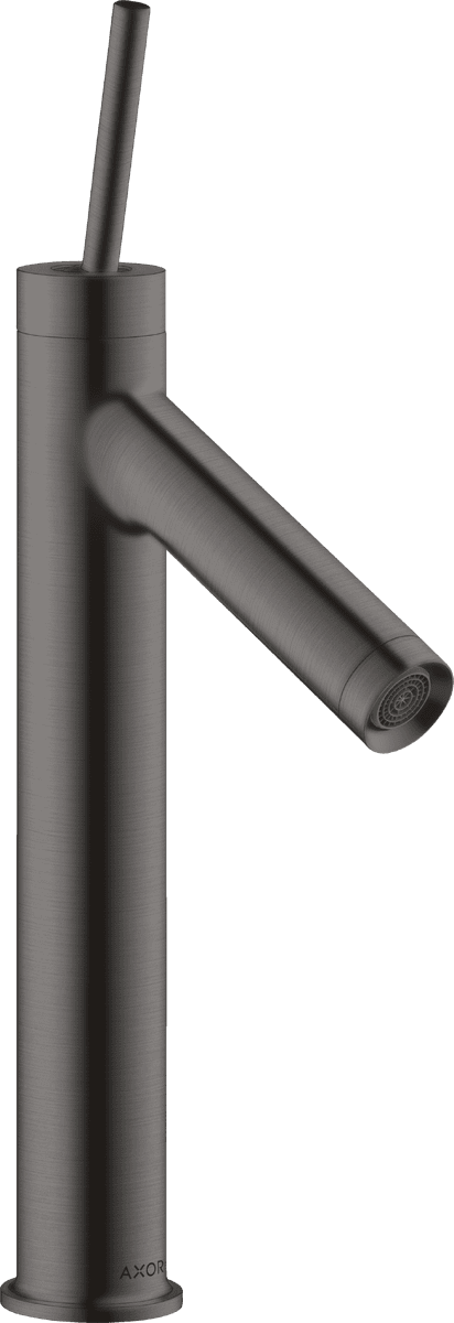 Bild von HANSGROHE AXOR Starck Einhebel-Waschtischmischer 170 mit Pingriff und Ablaufgarnitur #10123340 - Brushed Black Chrome