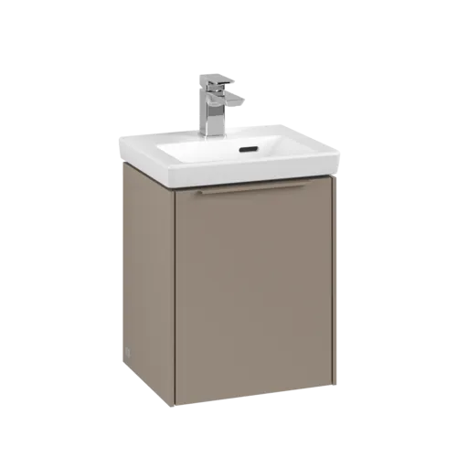 Bild von VILLEROY BOCH Subway 3.0 Waschbeckenunterschrank, 1 Tür, 351 x 429 x 309 mm, Taupe #C58302VM