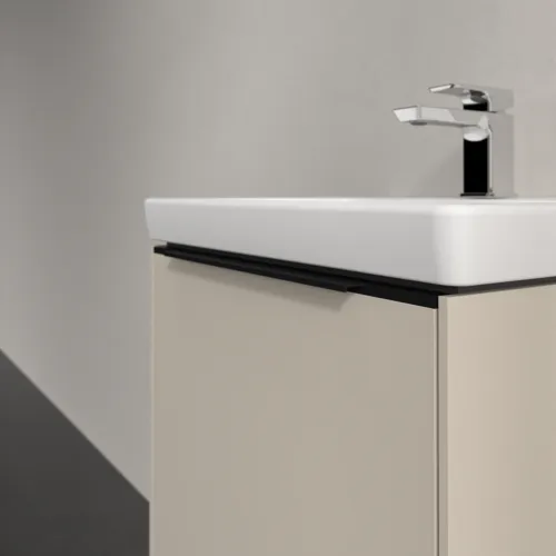 Bild von VILLEROY BOCH Subway 3.0 Waschbeckenunterschrank, mit Beleuchtung, 1 Auszug, 473 x 429 x 408 mm, Cashmere Grey #C580L1VN