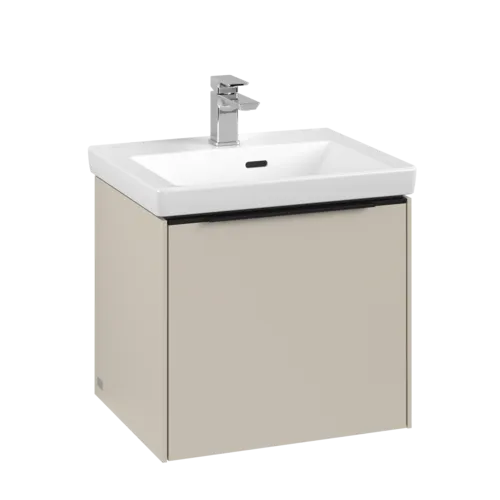 Bild von VILLEROY BOCH Subway 3.0 Waschbeckenunterschrank, mit Beleuchtung, 1 Auszug, 473 x 429 x 408 mm, Cashmere Grey #C580L1VN